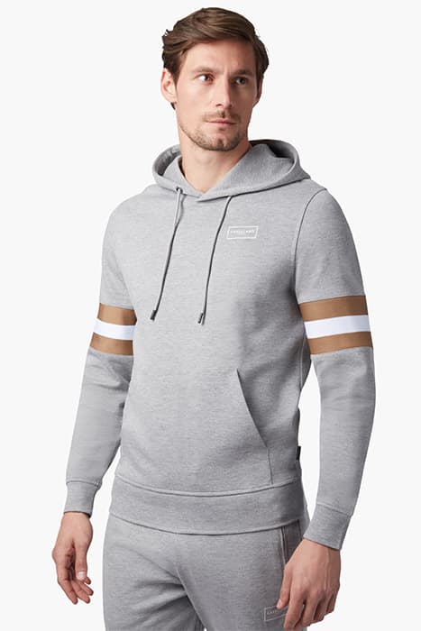 CAVALLARO SPORT HOODIE LIGHT GREY MELANGE by Cavallaro Napoli