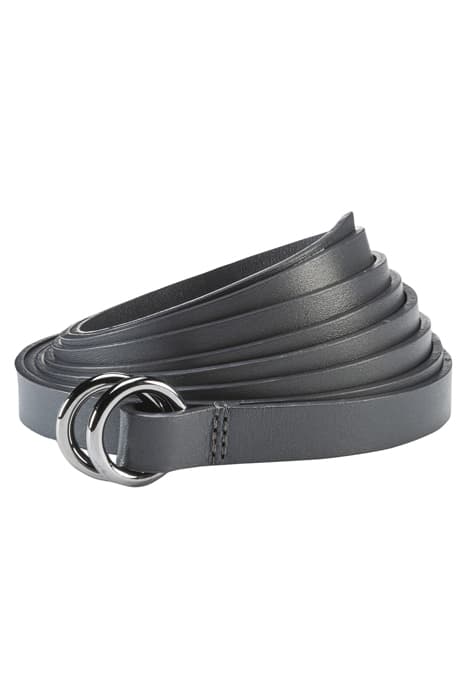 SLENDER LEATHER BELT PEARL by Luisa Cerano