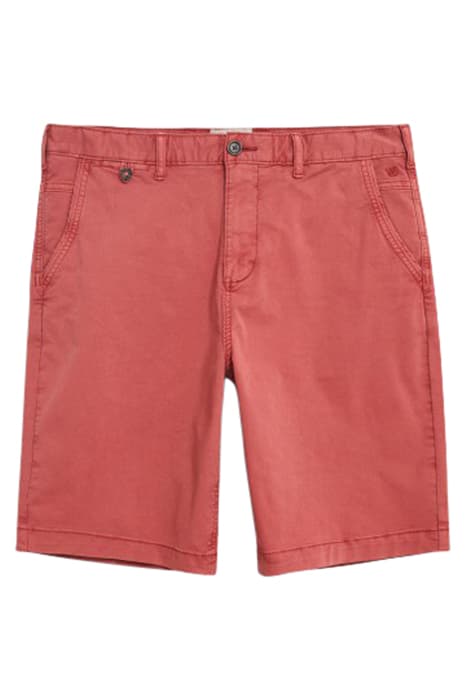 SUTTON ORGANIC CHINO SHORT DK PINK by White Stuff