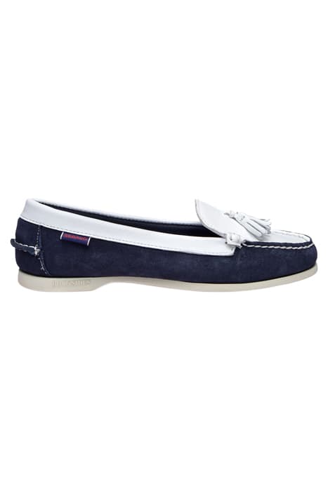 JANET SUEDE LEA NAVY-WHITE by Sebago