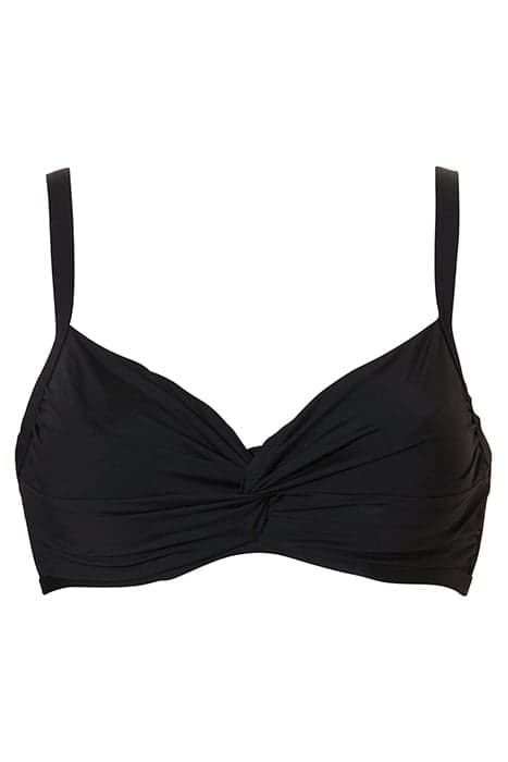 SW BRA TSHIRT HALF CUP BINDI BEUGEL TOP BLACK by Livera