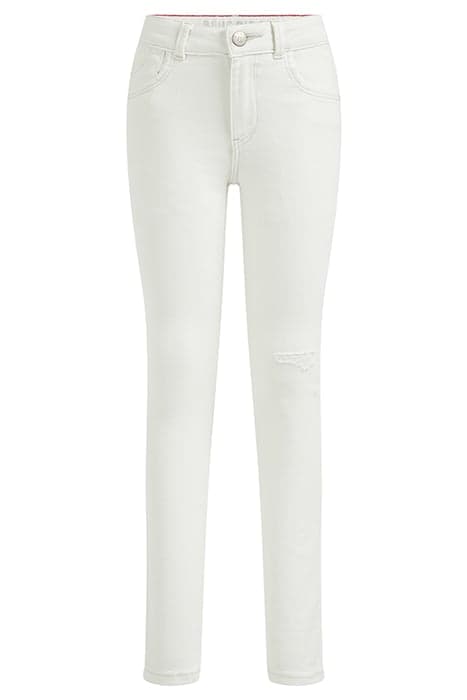 MEISJES SUPER SKINNY FIT JEANS MET STRETCH WHITE by WE Fashion