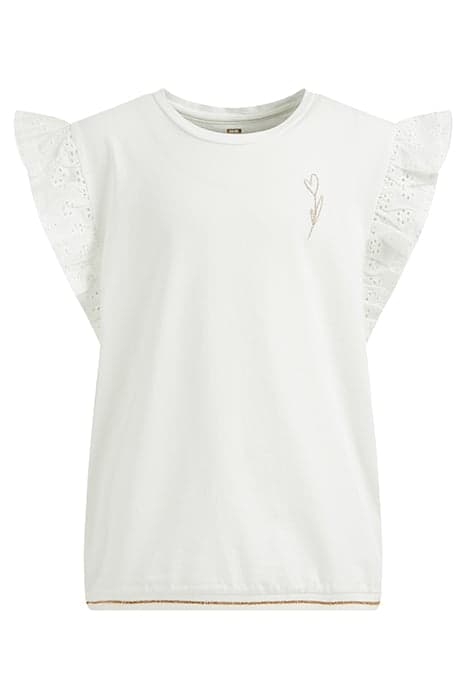 MEISJES SINGLET MET EMBROIDERY WHITE by WE Fashion