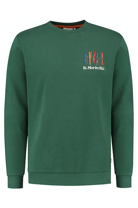 MEN SKI SWEATER COOL PINE GREEN by Shiwi