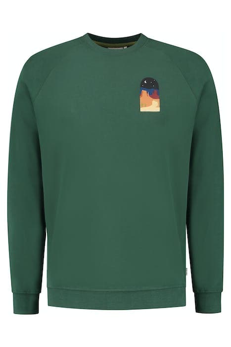 MEN SUPPLY CO SWEATER COOL PINE GREEN by Shiwi