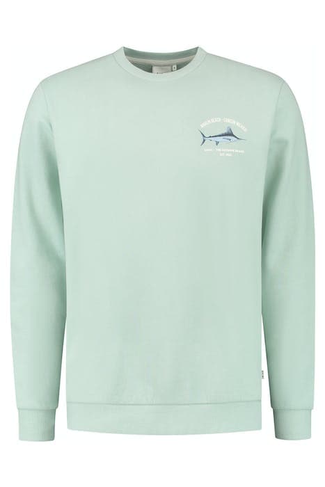 MEN SWEATER MARLIN SEA FOAM GREEN by Shiwi