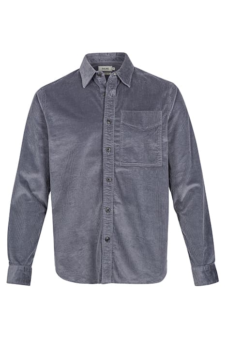 MEN CORDUROY SHIRT DAVE DARK SKY GREY by Shiwi