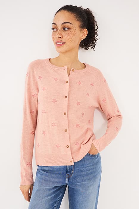 LULU CARDI LGT PINK by White Stuff