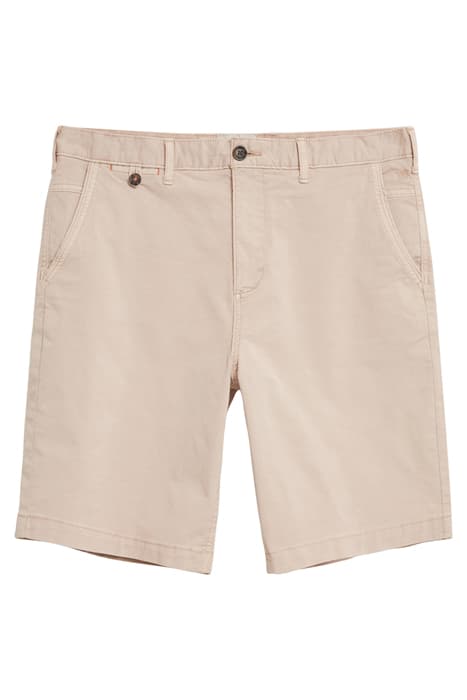 SUTTON ORGANIC CHINO SHORT LGT PINK by White Stuff