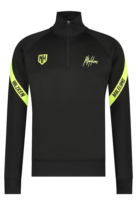 MALELIONS X NIEKY HOLZKEN PRE-MATCH QUARTERZIP BLACK/NEON YE by Malelions