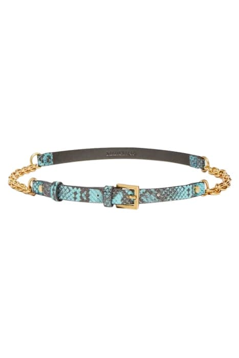 PYTHON AND CHAIN WAI REGAL TEAL MULTI by Marciano by Guess