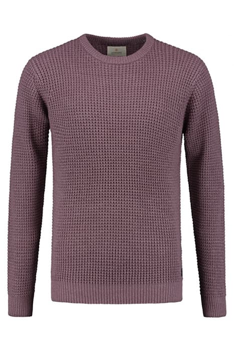 CREW NECK RIBKNIT MAUVE by Dstrezzed