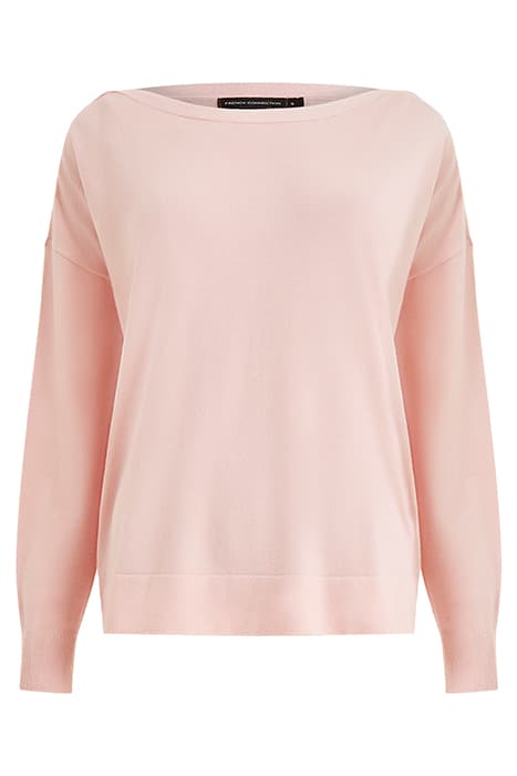 SUPERSOFT SCOOP NECK KNITS SOFT PINK by French Connection