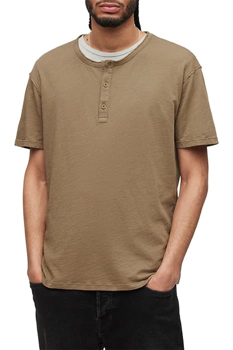 FIGURE SS HENLEY ASH KHAKI BROWN by AllSaints