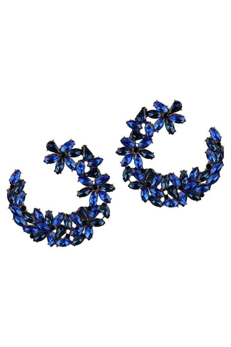 OTAZU BLUE FLOWER HOOPS MONTANA BLUE + GOLD by OTAZU