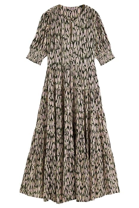 SHORT SLEEVE TIERED MAXI DRESS COMBO R by Scotch & Soda