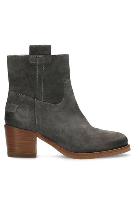 SHS0254 ANKLE BOOT WAXED SUEDE GREY by Shabbies Amsterdam