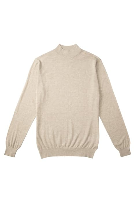 FINEKNIT MOCKNECK DESERT SAND by Woodrow