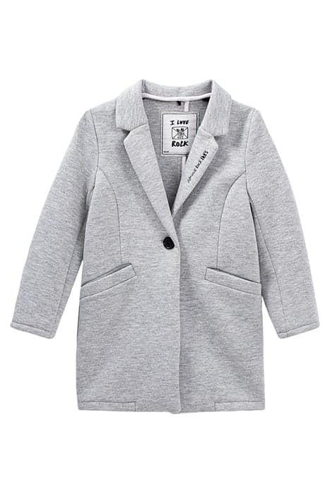 GIRLS’ GREY COAT WITH REMOVABLE HOOD-FACING by IKKS