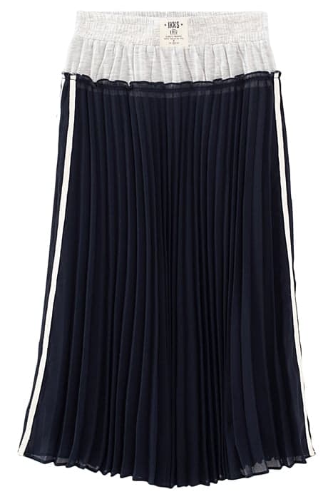 GIRLS’ NAVY PLEATED LONG SKIRT NAVY by IKKS