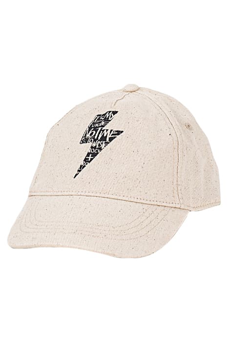 BOYS’ IVORY CAP WITH ROCK LIGHTNING MOTIF by IKKS