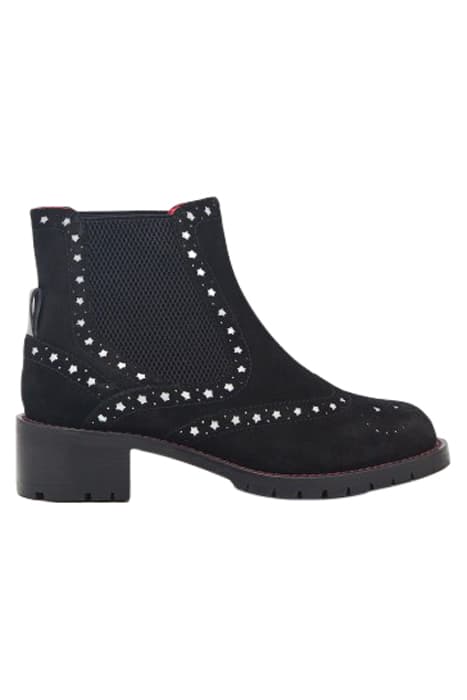 CELESTE STAR BROGUE BOOT PURE BLK by White Stuff