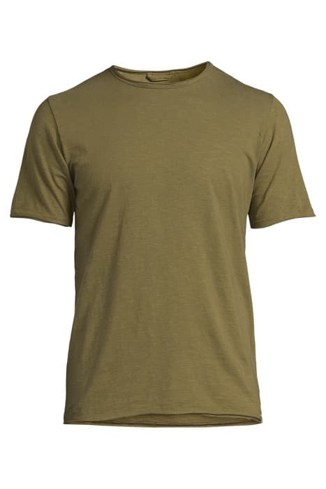 BASIC ROUND NECK TEE SLUB JERSEY ARMY GREEN by Dstrezzed