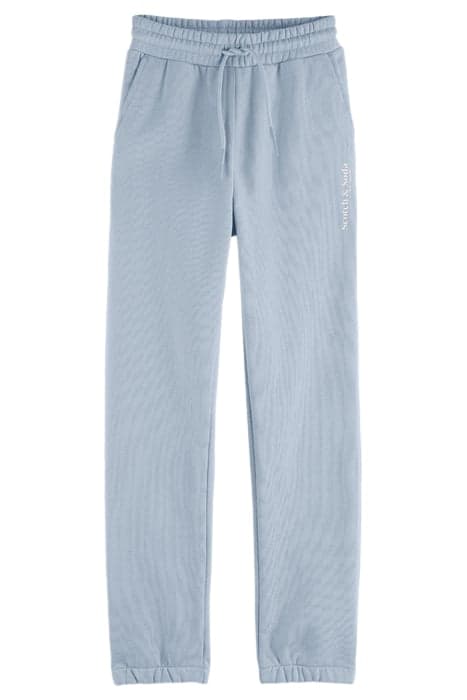 RELAXED-FIT SWEATPANTS IN ORGANIC COTTON CLOUDY BLUE by Scotch & Soda