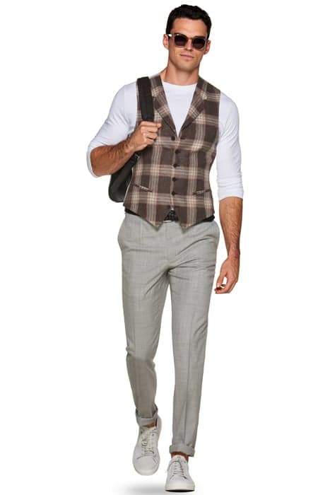 Brown Waistcoat by Suitsupply