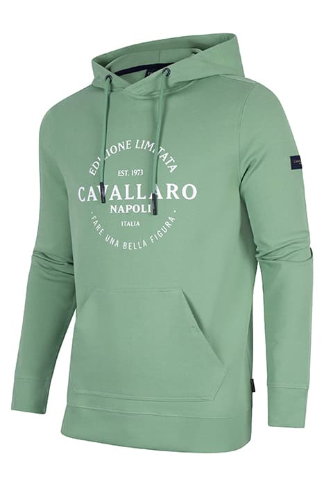 S/ BETTUNO HOODIE MID GREEN by Cavallaro Napoli