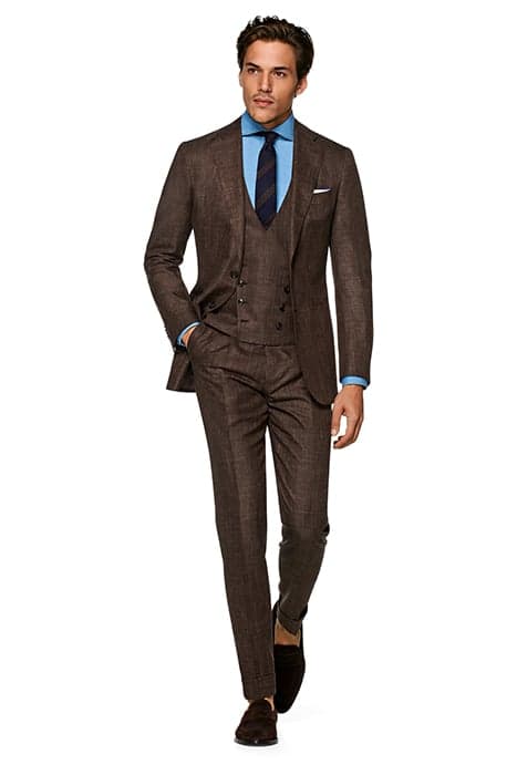 DARK BROWN HAVANA SUIT by Suitsupply