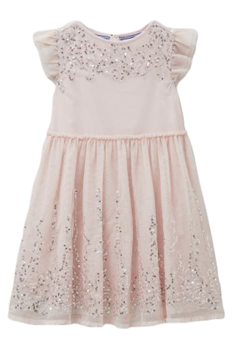 FIONA TUELLE DRESS MID PINK by White Stuff