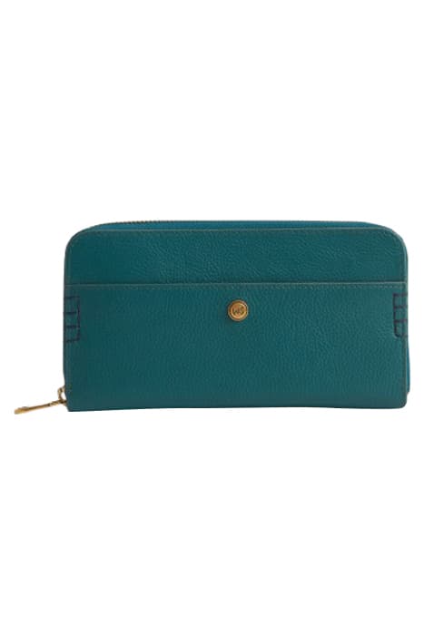 FERN ZIP AROUND PURSE MID TEAL by White Stuff