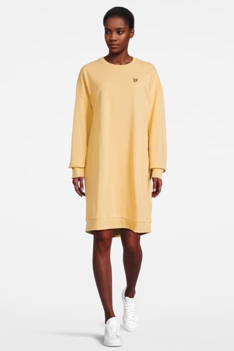 SWEATSHIRT DRESS W796 SOFT GOLDEN YELLOW by Lyle & Scott