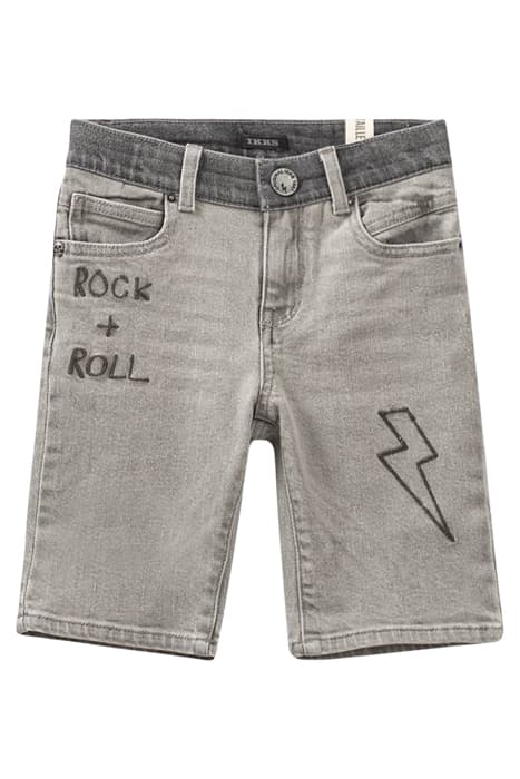 BOYS’ BLEACHED GREY EMBROIDERED ORGANIC COTTON JEANS by IKKS