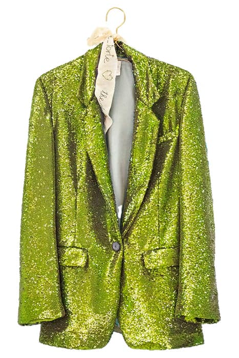 SEQUIN CHIC JACKET PISTACCHIO by forte_forte