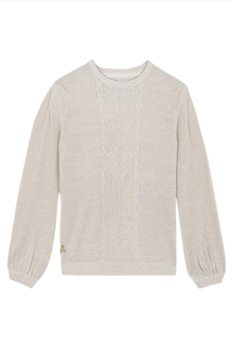 CABLE ROLL NECK GIRLS BEIGE by Scalpers