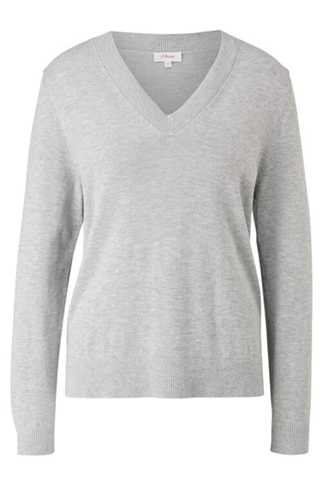 PULLOVER GREY/BLACK by s. Oliver