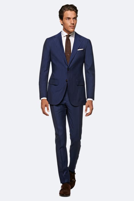 NAVY STRIPED HAVANA SUIT by Suitsupply