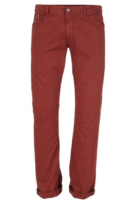 TIGHT FIT COTTON PANTS ORANGE by River Woods