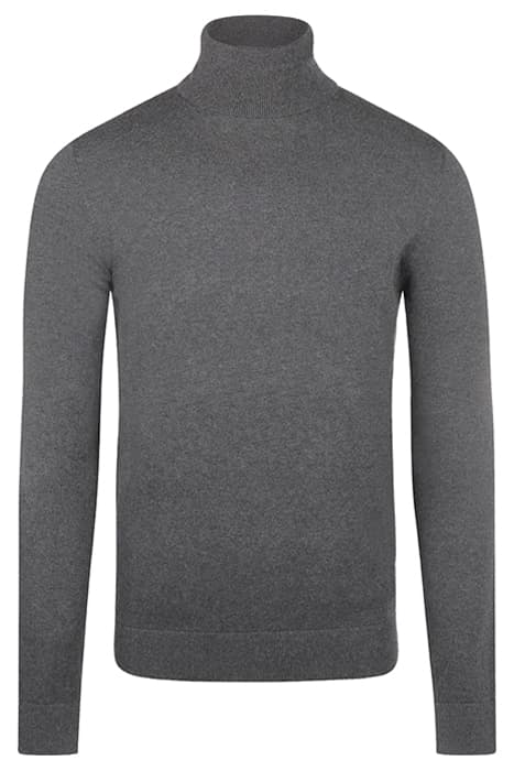 ROLL NECK COTTON/ MERINO DARK GREY by McGregor