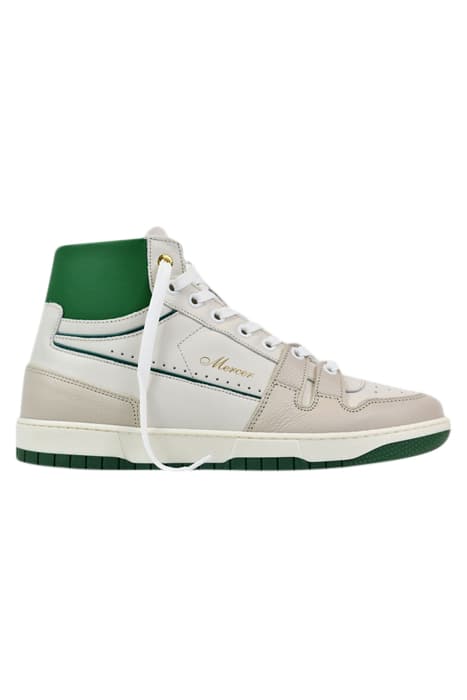 THE BROOKLYN HIGH - NAPPA WHITE/GREEN by Mercer Amsterdam