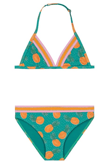 GIRLS LILY BIKINI SET FRUITY FUN TROPIC GREEN by Shiwi