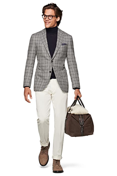 GREY CHECKED HAVANA BLAZER by Suitsupply