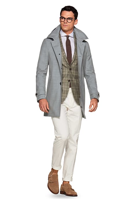 LIGHT GREY RAINCOAT by Suitsupply