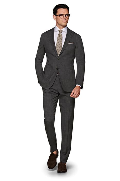 DARK GREY CHECKED HAVANA BLAZER by Suitsupply