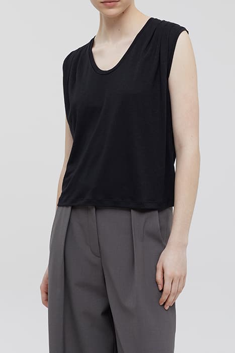 WOMEN PLEATED TANK TOP BLACK by Closed