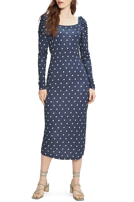 MEEGWIN DITSY SPOT JERSEY DRESS DK-BLUE by Ted Baker