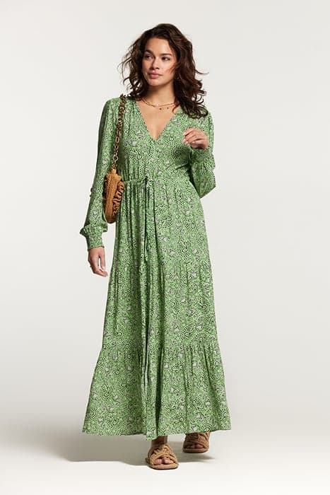 AZORES DRESS POOLSIDE PAISLEY KELLY GREEN by Shiwi