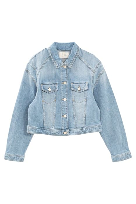 OVERSIZE DENIM JACKET WITH EPAULETS AND POCKETS by IKKS